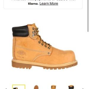 Dickies Raider Steel Toe Workboot - Wheat Color size 10.5.  Mild Use.